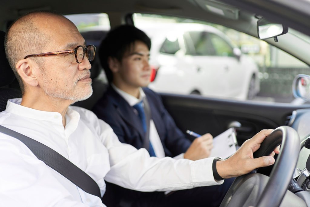 A&G Driving School instructor with student